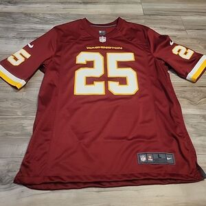 Nike NFL Washington Jersey Mens Large Burgundy Barber #25 Short Sleeve‎